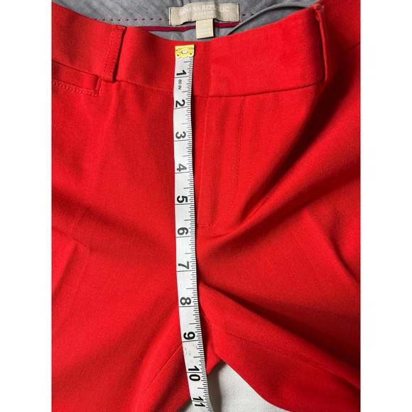 Banana Republic Sloan Fit Solid Orange Pant Skinny Fit Size 4 - Picture 10 of 14